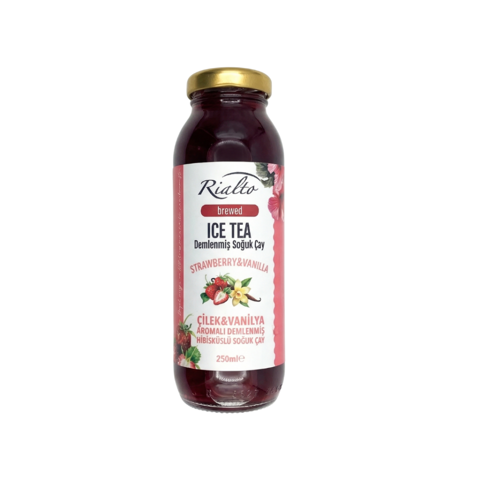 Brewed Ice Tea Hibisküs & Çilek & Vanilya 12'li Avantaj Paket