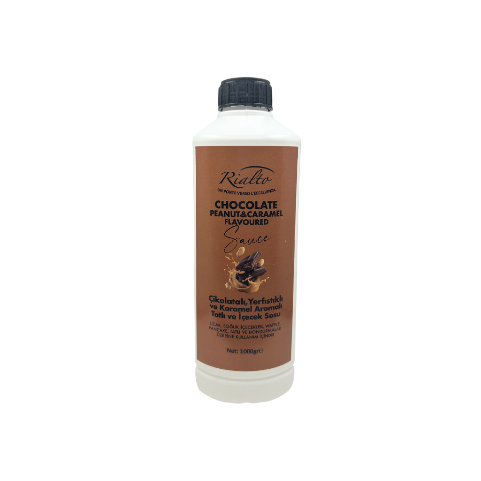 Caramel & Chocolate & Peanut Gourmet Sauce 1000 gr