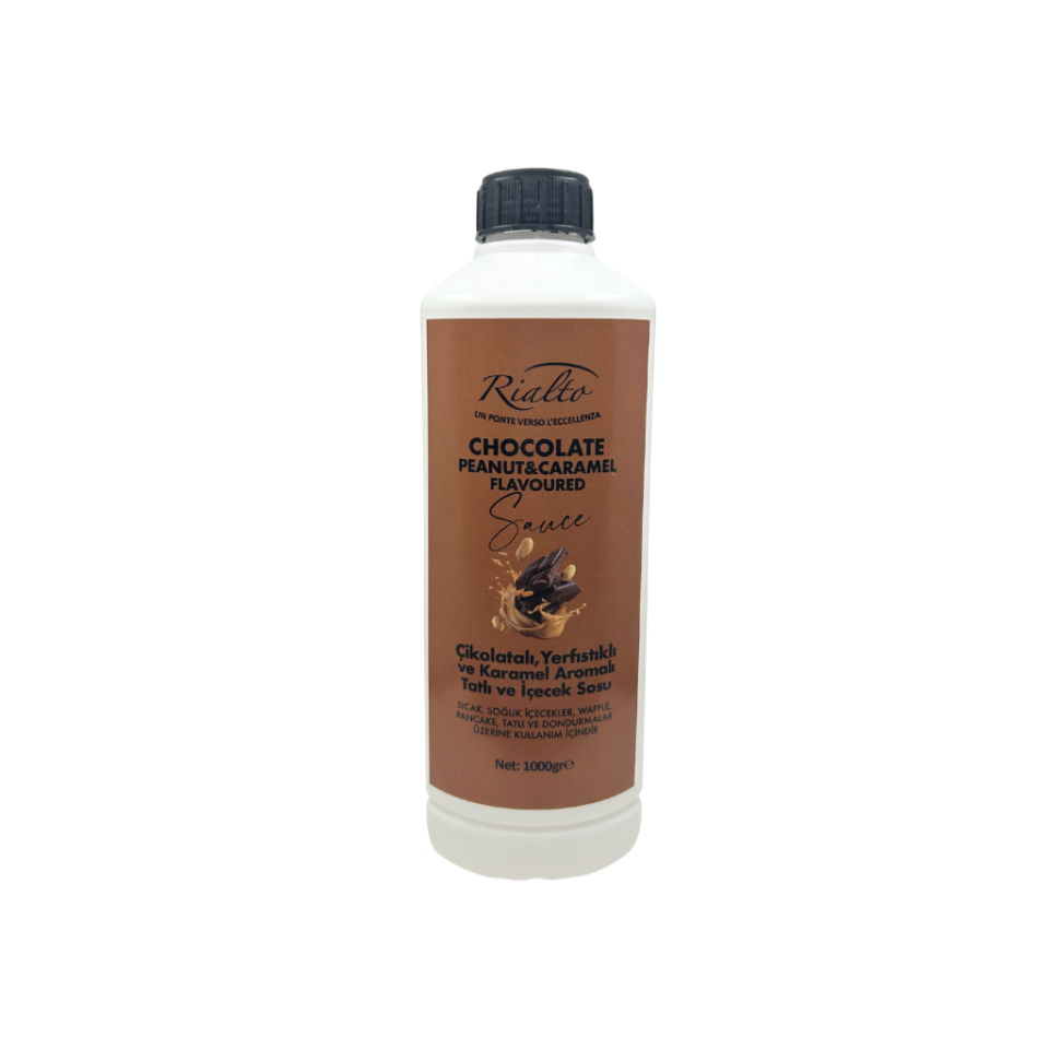Caramel & Chocolate & Peanut Gourmet Sauce 1000 gr