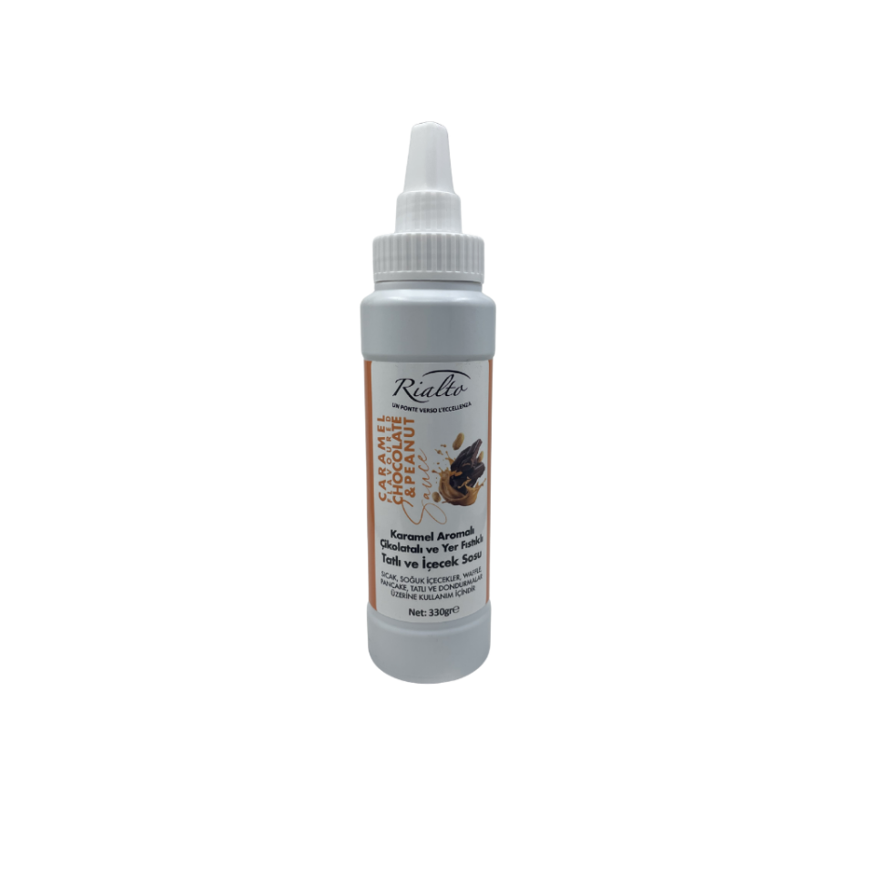 Caramel & Chocolate & Peanut Flavored Gourmet Sauce