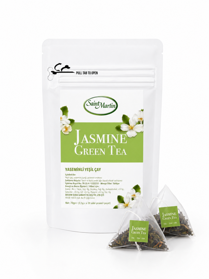 Jasmine Green Piramit Poşet Çay