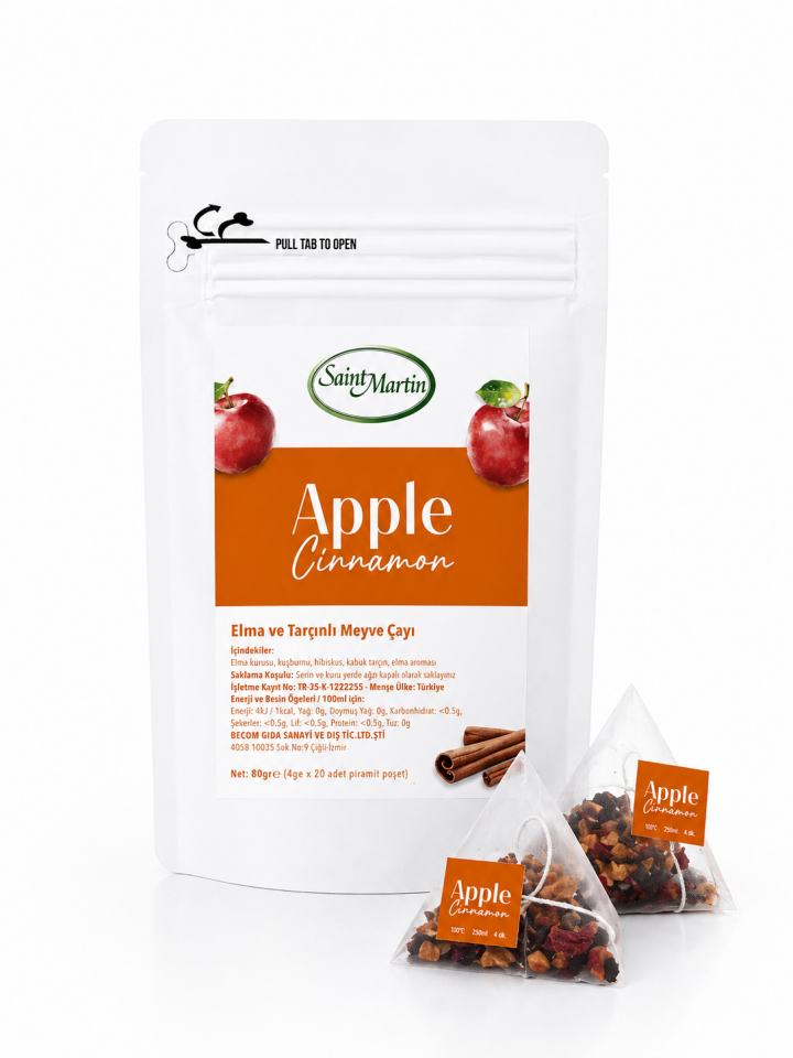 Apple Cinnamon Piramit Poşet Çay